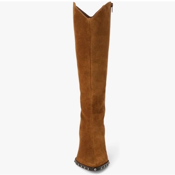 Matisse Judd Suede Knee-High Western Boots Bourbon Brown | Size 8 | NIB - Picture 4 of 12